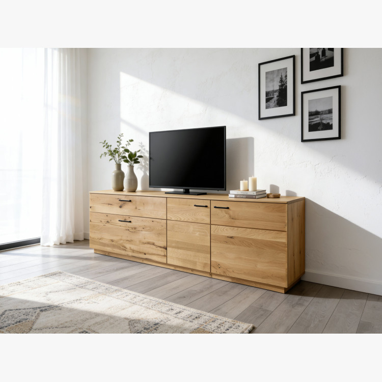 Eiche TV-Kommode 191 cm breit
