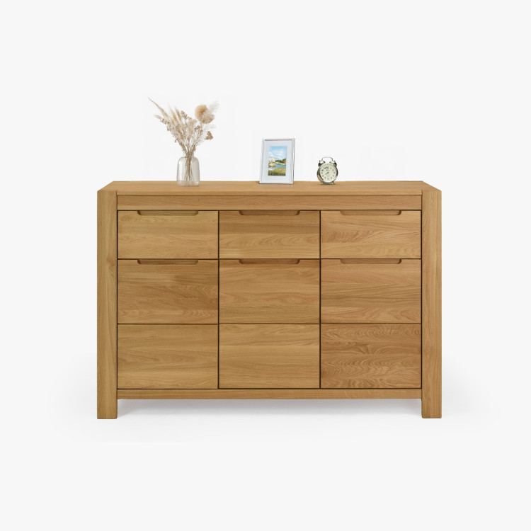 Eiche Kommode mit Türen und Schubladen