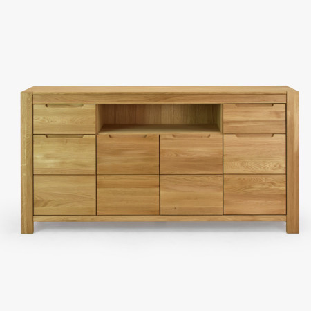 Lange Eichenkommode für das Schlafzimmer