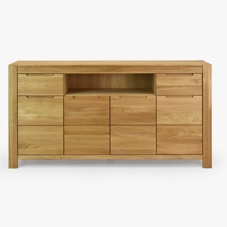 Lange Eichenkommode für das Schlafzimmer