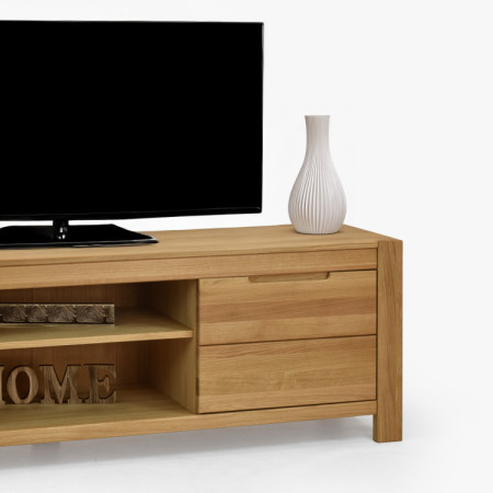 Eiche TV-Kommode 200 cm breit