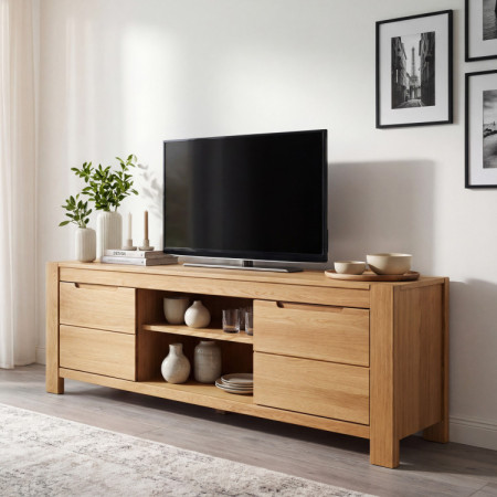 Eiche TV-Kommode 160 cm breit