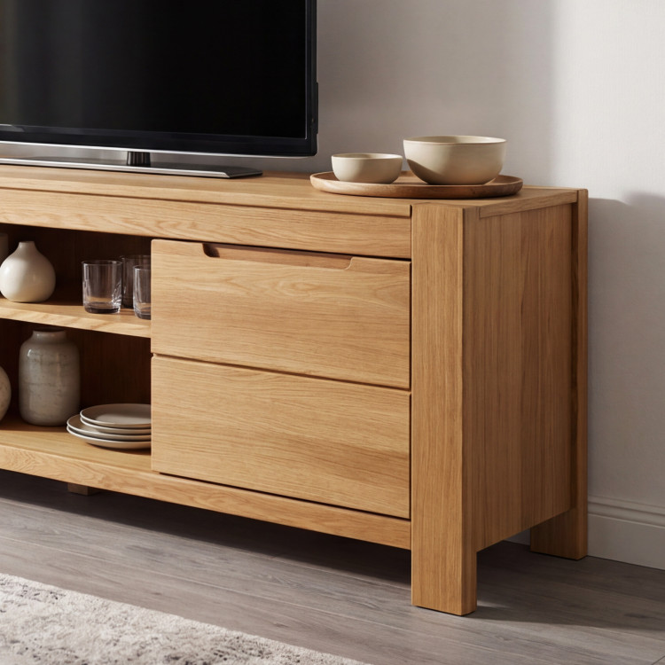 Eiche TV-Kommode 160 cm breit