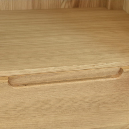 Eiche Vitrine mit Glastür(en)