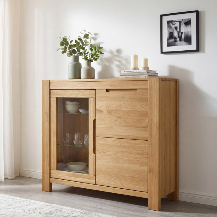 Eiche Kommode mit Türen