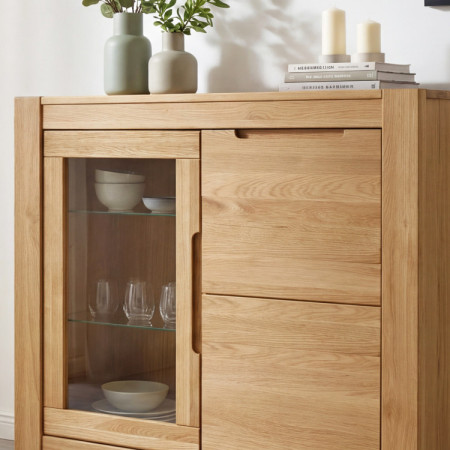 Eiche Kommode mit Türen