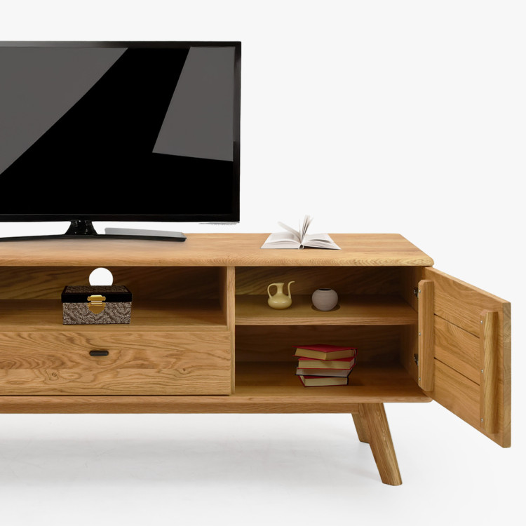 Luxuriöse Möbel für das Wohnzimmer – Set aus zwei Vitrinen und TV-Kommode