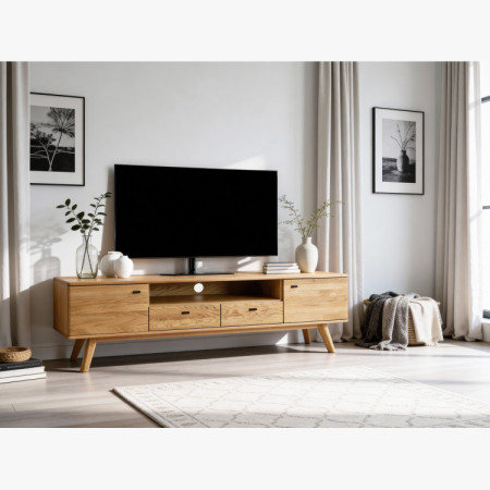 Luxuriöse Möbel für das Wohnzimmer – Set aus zwei Vitrinen und TV-Kommode