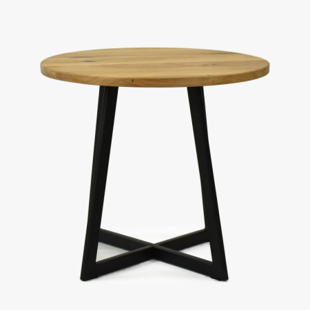 Stelltisch für das Wohnzimmer rund massiv, Typ 8