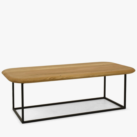 Dřevěný konferenční stolek obdélníkový 120 x 60 cm