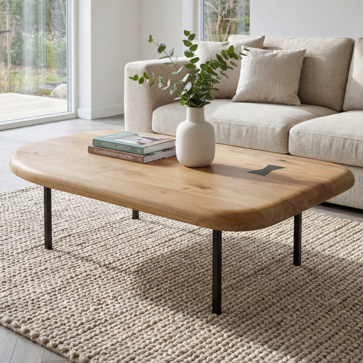 Holz-Couchtisch Lolek Eiche