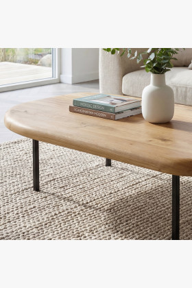 Holz-Couchtisch Lolek Eiche 2