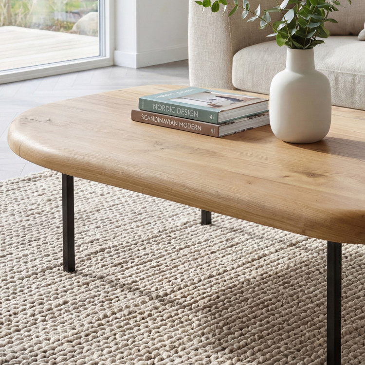 Holz-Couchtisch Lolek Eiche