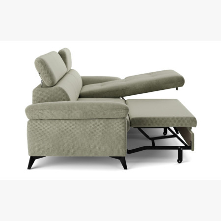 Ecksofa mit Schlaffunktion, Ecke rechts - Stoffauswahl