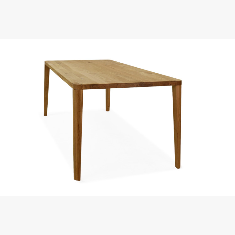 Jídelní stůl zaoblený dub 200 x 95 cm