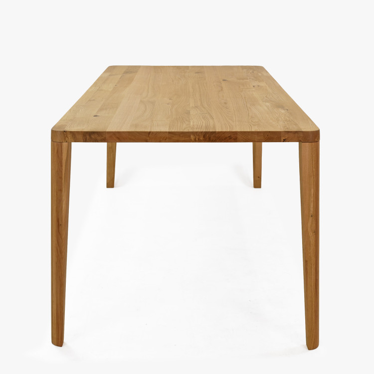 Jídelní stůl zaoblený dub 200 x 95 cm