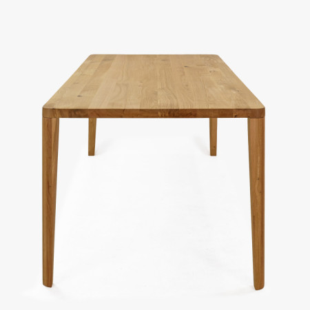 Jídelní stůl zaoblený dub 200 x 95 cm