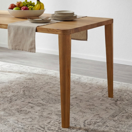 Jídelní stůl zaoblený dub 200 x 95 cm