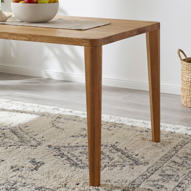 Jídelní stůl zaoblený dub 200 x 95 cm