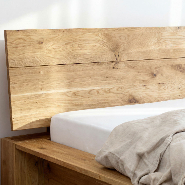 Massives Eichenbett 180 x 200 cm