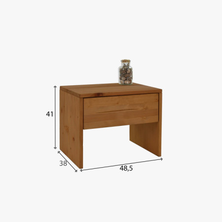 Fichten-Nachtisch Matias, Farbe honey