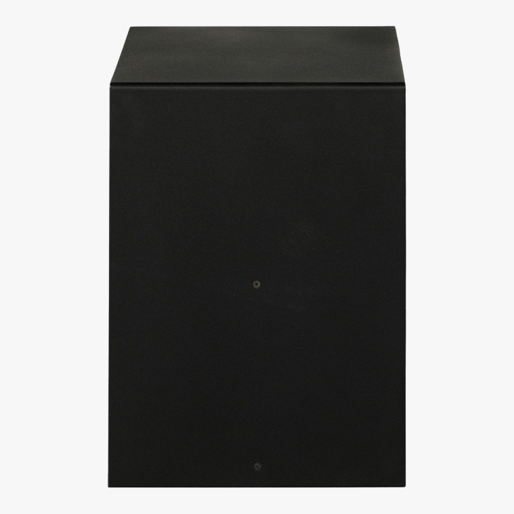 Beistelltisch Metall mit Eichenplatte 30 x 33 cm