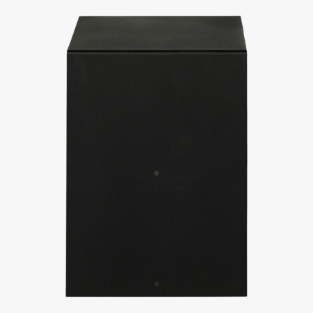 Beistelltisch Metall mit Eichenplatte 30 x 33 cm