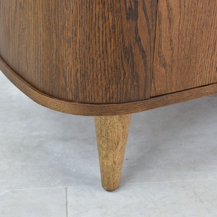 Sideboard mit zwei Türen in Nussbaumfarbe