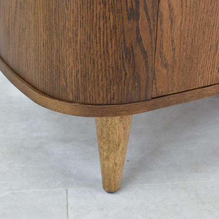 Sideboard mit zwei Türen in Nussbaumfarbe