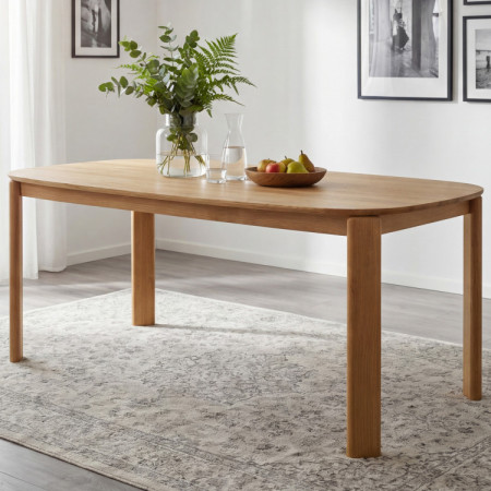 Designierter Esstisch aus Holz 200 x 100 cm