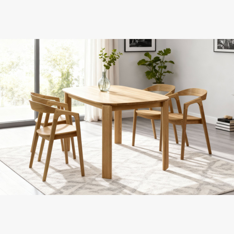 Designierter Esstisch aus Holz 200 x 100 cm