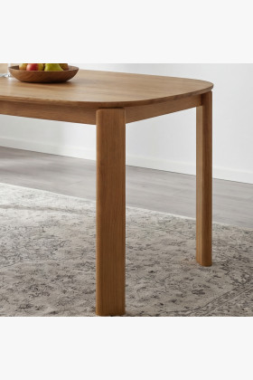 Designierter Esstisch aus Holz 180 x 90 cm 2