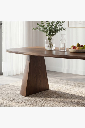 Designierter Esstisch 200 cm in Walnussfarbe 2