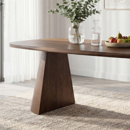 Designierter Esstisch 200 cm in Walnussfarbe