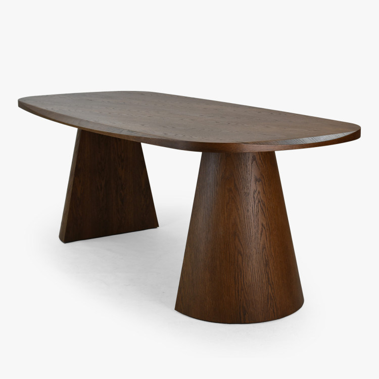 Designierter Esstisch 200 cm in Walnussfarbe