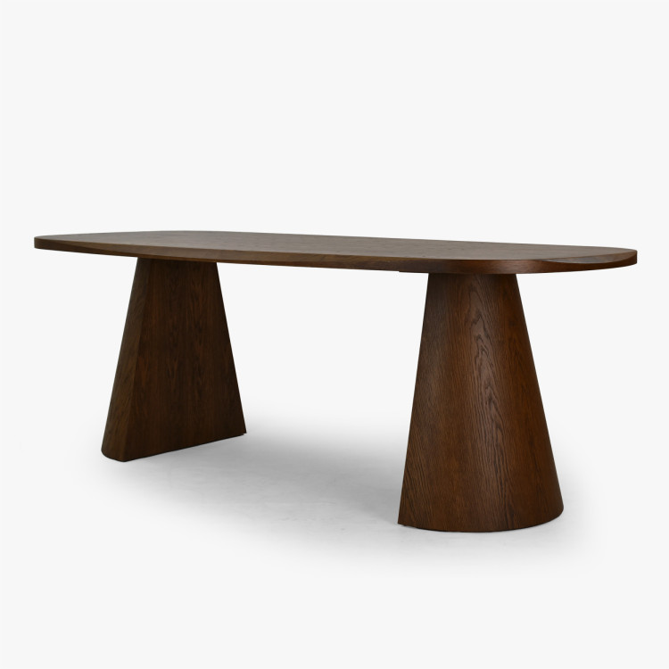 Designierter Esstisch 200 cm in Walnussfarbe