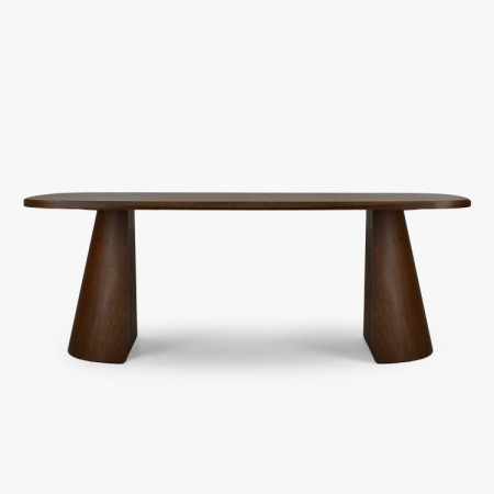 Designierter Esstisch 200 cm in Walnussfarbe