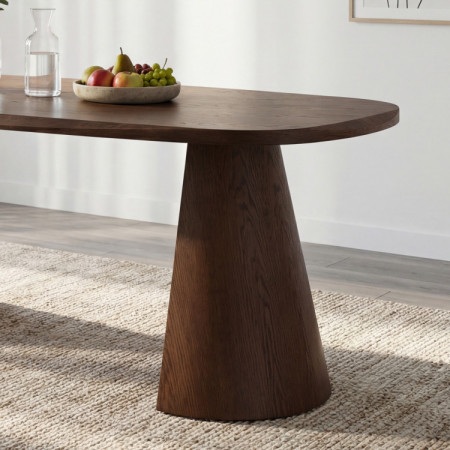 Designierter Esstisch 200 cm in Walnussfarbe