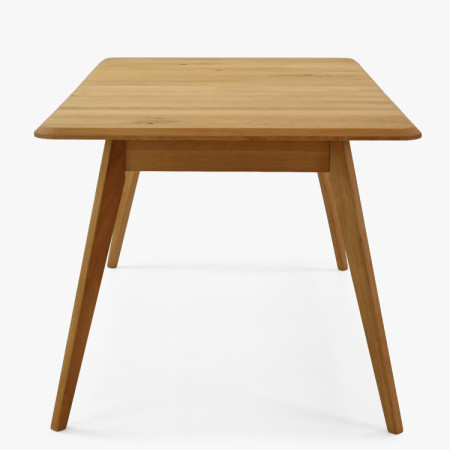 Holztisch aus Eiche 180 x 90 cm mit schrägen Beinen