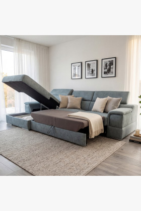 R Ecksofa mit Schlaffunktion – linke Ecke 2