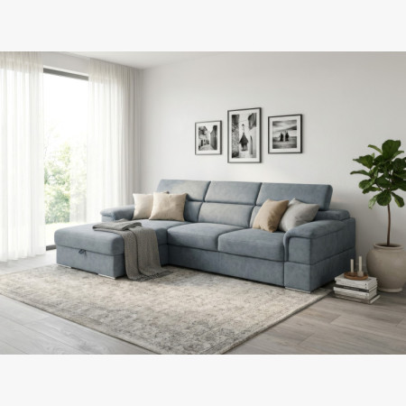 R Ecksofa mit Schlaffunktion – linke Ecke