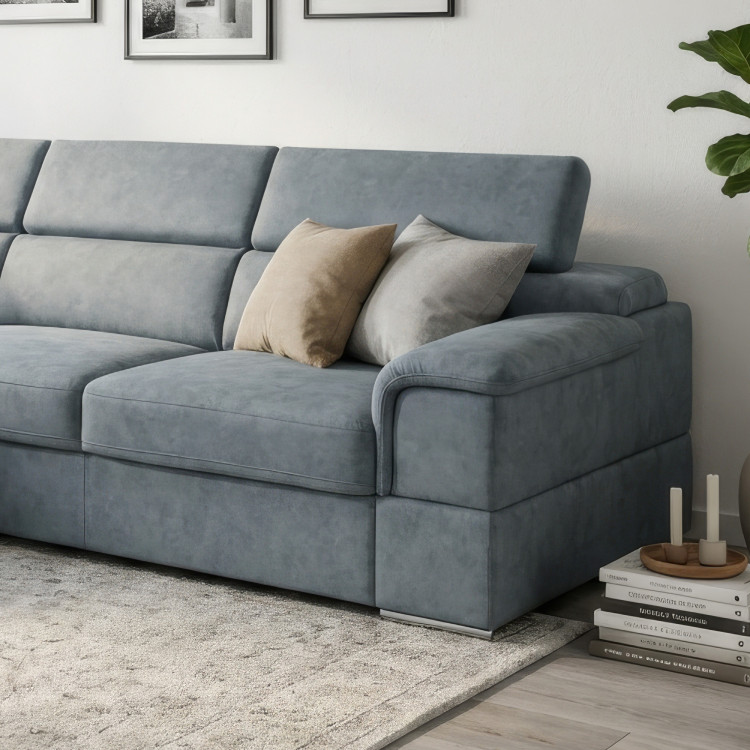 R Ecksofa mit Schlaffunktion – linke Ecke