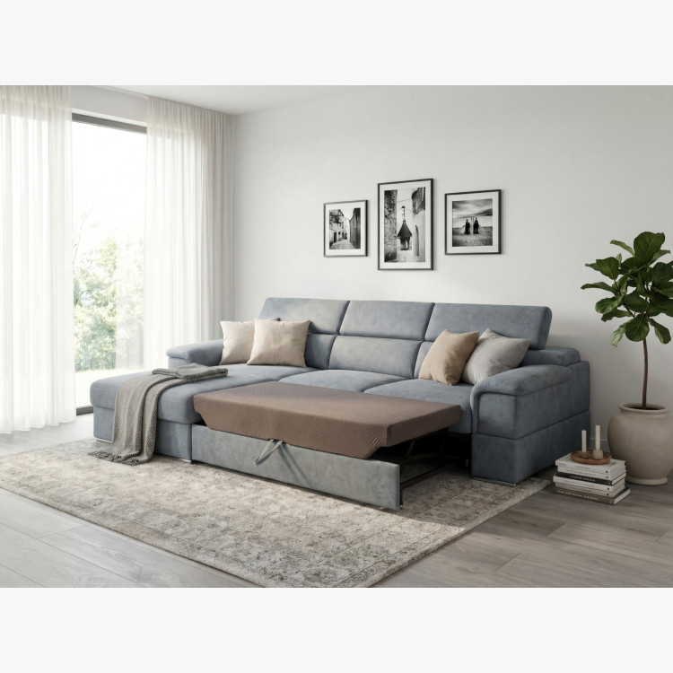 R Ecksofa mit Schlaffunktion – linke Ecke