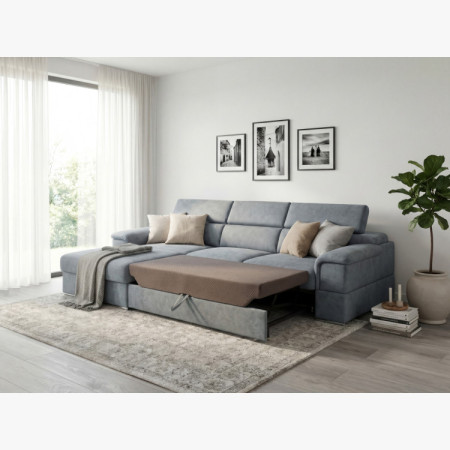 R Ecksofa mit Schlaffunktion – linke Ecke