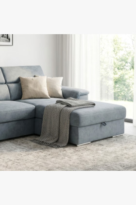 R Eck-Eckcouch mit Schlafunktion - rechte Ecke 2