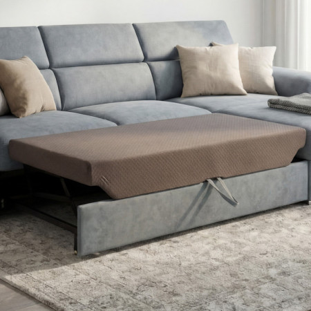 R Eck-Eckcouch mit Schlafunktion - rechte Ecke