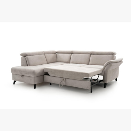 Rundecke Ecksofa Glendale - Ottoman links