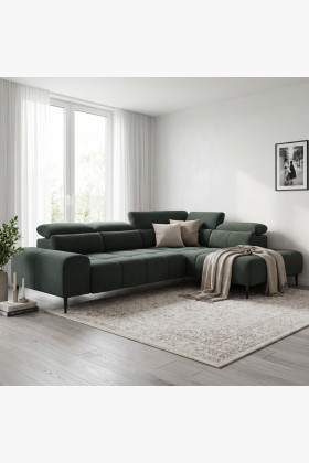 Modernes Sofa aus massivem Holz mit Verstellfunktion