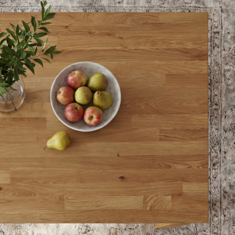 Eiche Tisch mit Auszug 120 x 80 cm