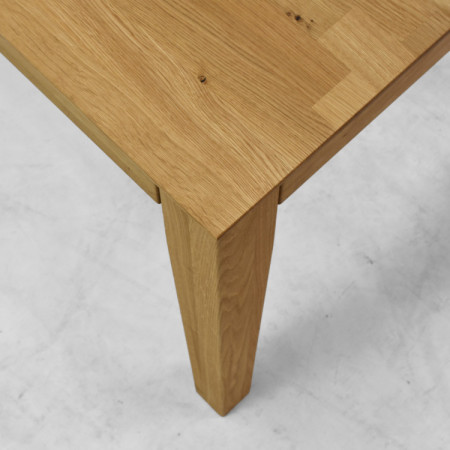 Eiche Tisch mit Auszug 120 x 80 cm